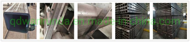 Machinery Industry Steel Tube Size 200X50X8mm