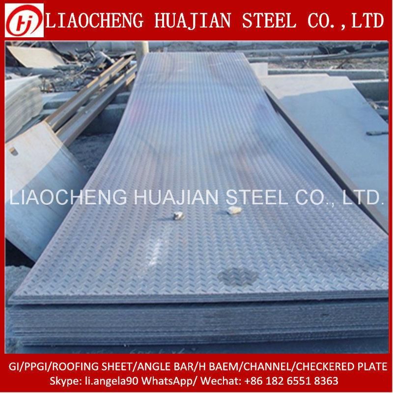 A36 Hot Rolled Mild Steel Plate with Checkered