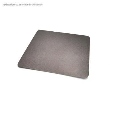 Taiyuda2 Group 500 mm Sand Diamond Color Coating 2b/Ba Vibration Decoration 4X8 Inox Austenitic Stainless Steel Sheets