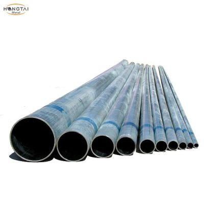Gi Welded ERW Pipes Mild Low Carbon Round Galvanized Steel Tubes