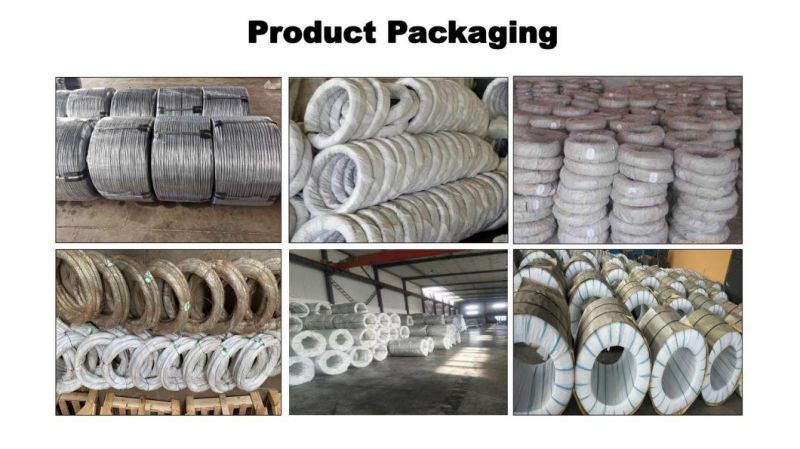 Good Quaility PVC Coated Wire Black Annealed Wire Hot Dipped Galvanized Steel Wire
