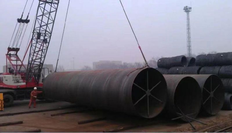 Pipeline Transport Q195 Q235A Q235B Q345 Carbon Steel Spiral Welded Pipe