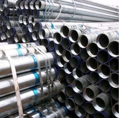 Sp20009 Stock Roducts Scaffolding Hot DIP Galvanized Stk400 Steel Tube Carbon Welded ASME B36.10 ERW Metal Gi Pipe