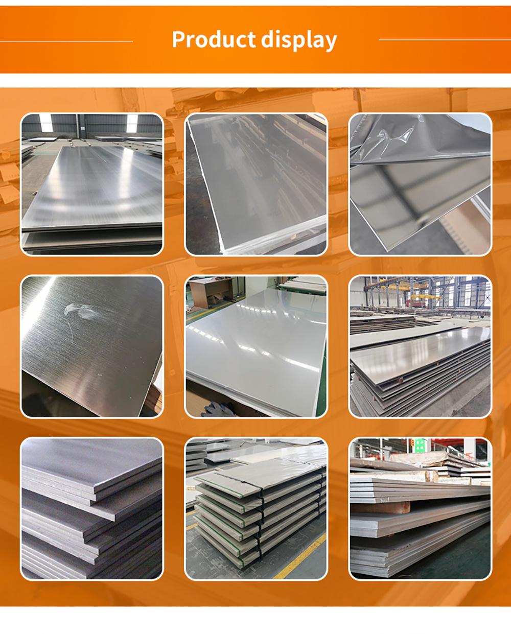 Best-Selling Hot Rolled Cold Rolled ASTM JIS SUS 201 202 301 304 316 310 Stainless Steel Sheet Plate
