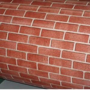 Brick Color Coated Aluzinc Steel Sheet Price in Coil Cladding Steel Frame