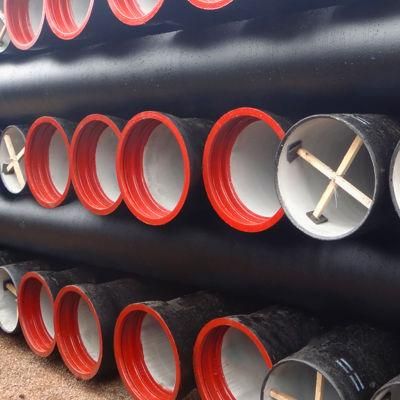 T Joint Ductile Iron Pipe Class K9 C40 Euro Standard En598 ISO2531 Ductile Cast Iron Pipe for Sewage Water