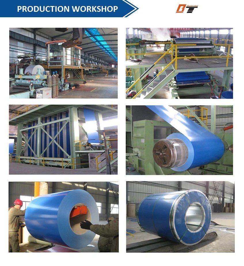 Corrugated Roof Sheet Metal Material PPGI PPGL Color Coated Coil