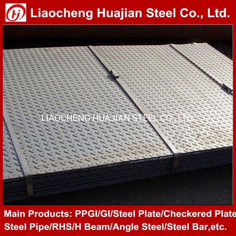 Anti-Slip Chequered Steel Plate Checkered Pattern Plate
