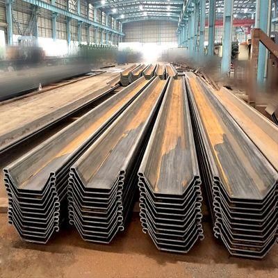 Chinese Supplier of Sy295 Type 2 4 Size Hot Rolled Larssen U Steel Sheet Piling Piles with Low Prices