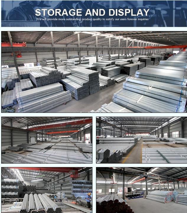 Galvanized Steel Pipe/Hot Dipped Galvanized Round Steel Pipe/Gi Pipe Pre Galvanized Steel Pipe