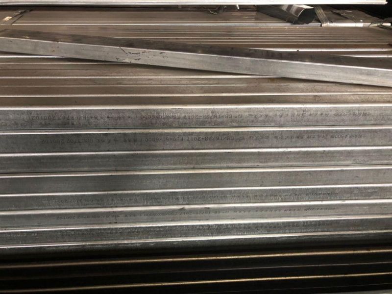 DN65 Galvanized Steel Pipe Manufacture DN150 Threading Pipe Price Production and Processing of Galvanized Steel Pipe