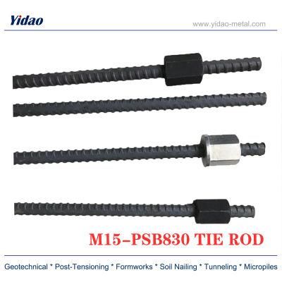 Steel Tie Rod PT Bar 15mm for Formwork System