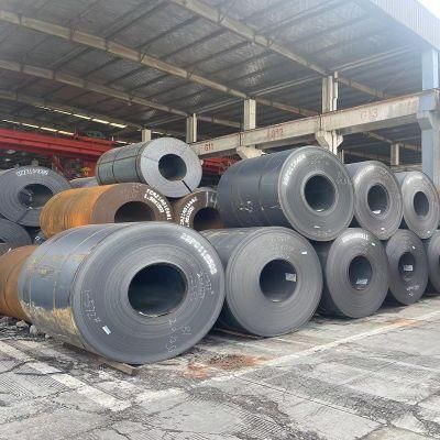 ASTM A36 A53 Metal Iron Black Roll Hot Rolled Mild Ms Carbon Steel Coil
