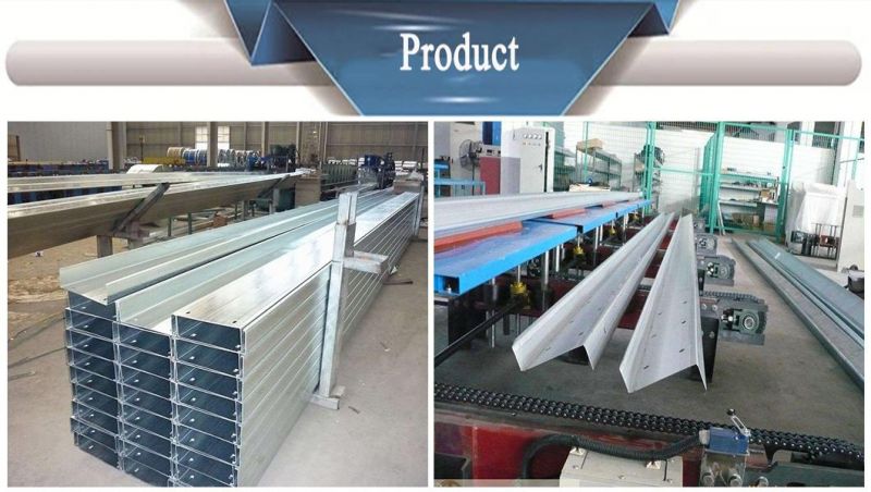 China Supplier Hot Selling Galvanized C Beam Strut Steel C Channel