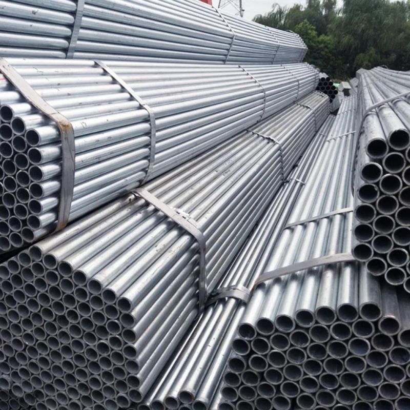 Shandong Factory BS1387 DN15 Greenhouse Galvanized Steel Round Pipe for Water Pipe