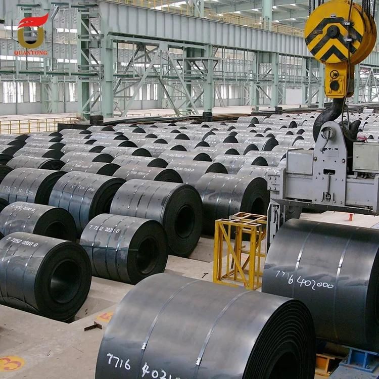 ASTM A36, Ss400, S235, S355, St37, St52, Q235B, Q345b 1 mm to 25mm Thickness Hot Rolled Carbon Steel Coil