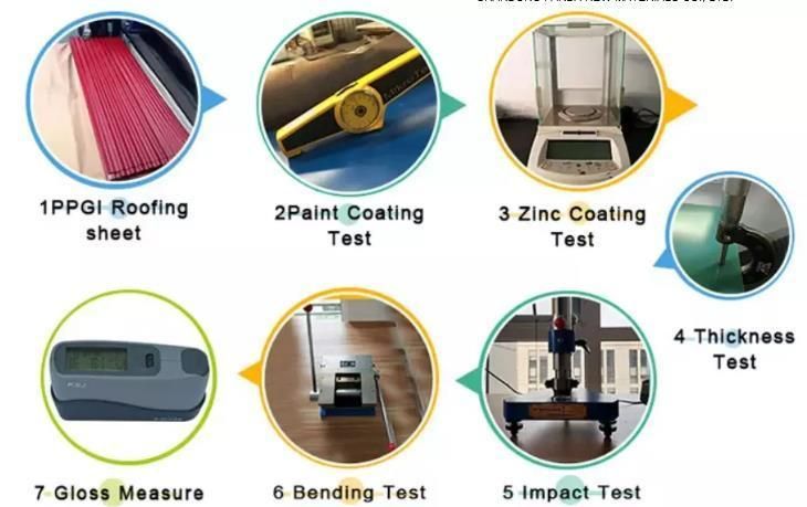 Corrugated PPGI Roofing Prepainted Roofing Color Coated Corrugated Plate