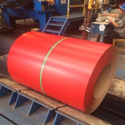 Low Price PPGI PPGL Brazil Ral9003 PVC Plastic Film Prepainted Galvalume Steel Coil for Roofing Sheet for Building Material