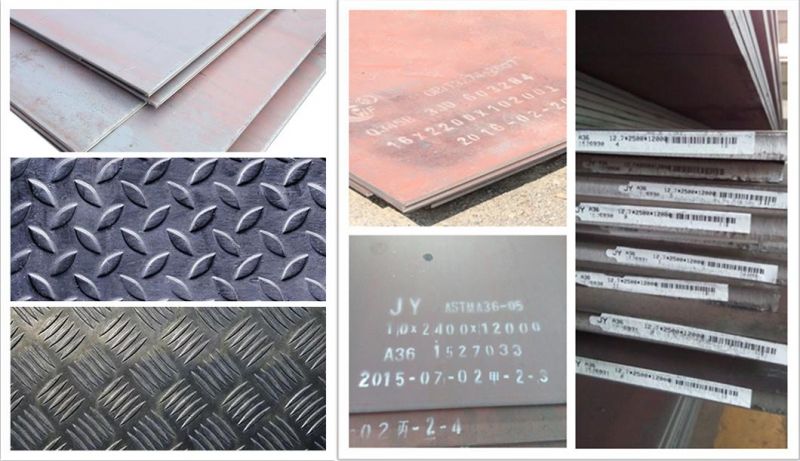 Nm400 No. 20 Carbon Steel Plate Hot Rolled Hr ASTM AISI A36 Ss400 Q235B Iron Ms Plate 1mm 3mm 10mm Thick Steel Sheet Price