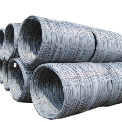 China Suppliers 5.5mm 6.5mm Low Carbon Steel Ms Wire Rods in Coils Hot Rolled Mild Iron Steel Wire Rods