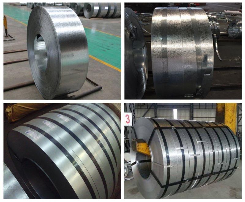 16mm 32mm Dx51d Zinc Coated Strapping Galvanized Steel Strip