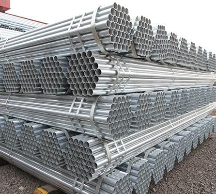 Q235 BS1387 EMT Electrical Metallic Tubing Round Galvanized Steel Pipe