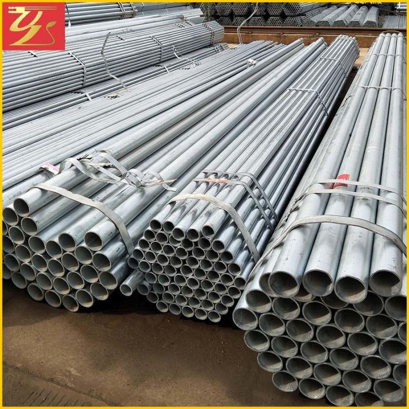 Prime ASTM A53 Gi Welded ERW Pipes Mild Low Carbon Round Galvanized Steel Tubes Price