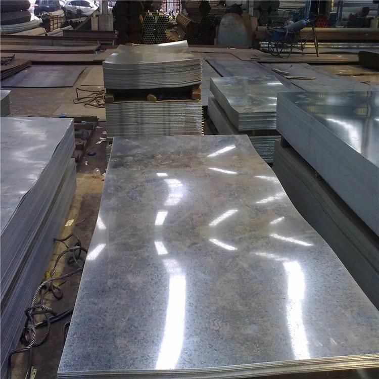 Shandong Supplier 0.8mm Galvanized Gi Steel Sheet Metal Standard Sheet Size Price Per Meter