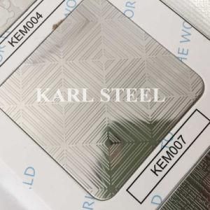 430 Stainless Steel Silver Color Embossed Kem007 Sheet