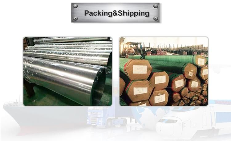 SS304 Chromium Plated Stainless Steel Round Pipe for Chemical Industry