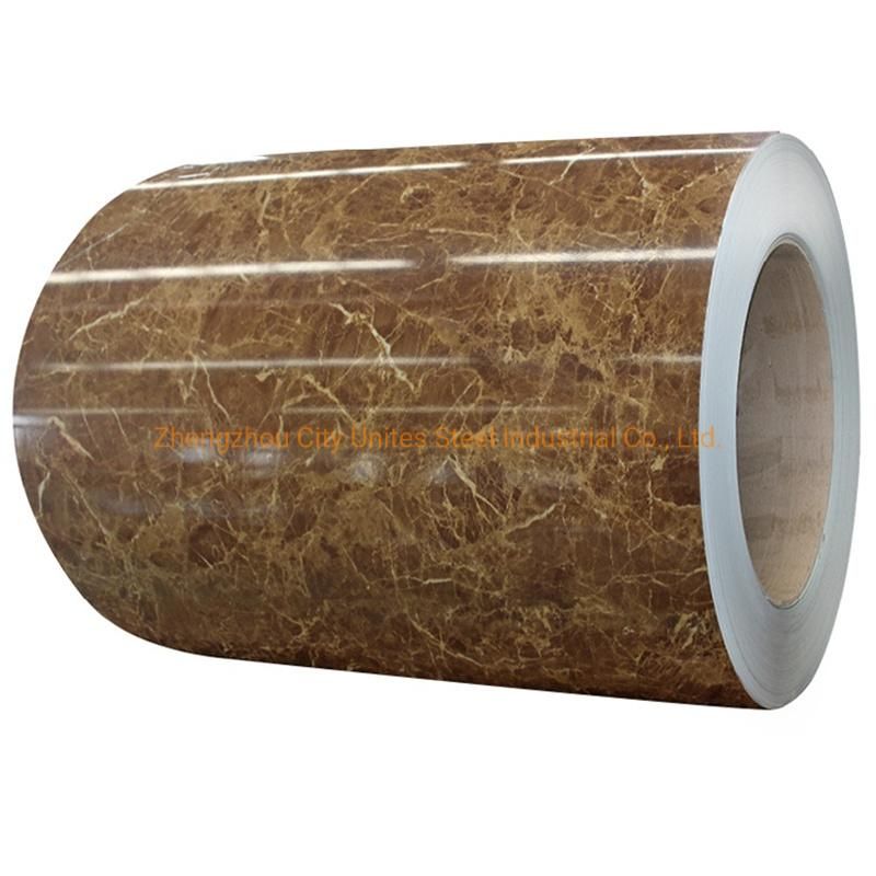 Long Durability Marble Patterns PPGL Color Coated Aluzinc Steel Coil