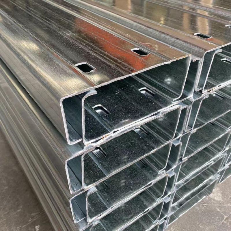 Hot Sale Cold Bending Galvanized Roof Galvanized Steel C Channel C Purlin C Type Steel Price