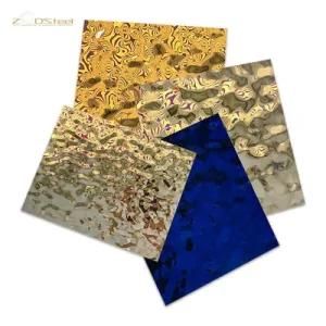 201 202 304 316 409 410 430 Stainless Steel PVD Coated Colored Embossed Decorated Sheet/Plate