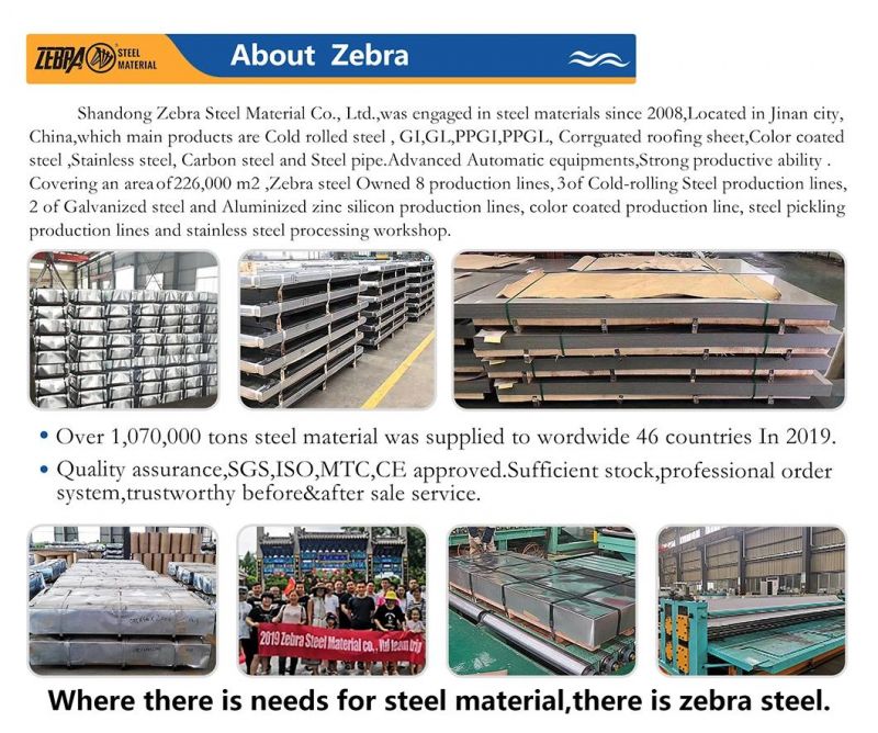Building Material Hot Dipped Zinc Coated Steel Metal Gi Galvanized Steel Sheet