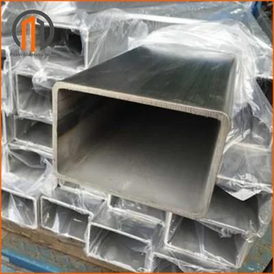 China Manufacture AISI 304 Stainless Steel Square Pipe Tube