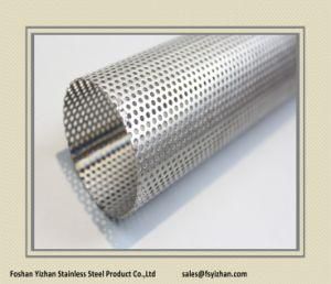 Ss409 76.2*1.2 mm Exhaust Stainless Steel Perforated Tube
