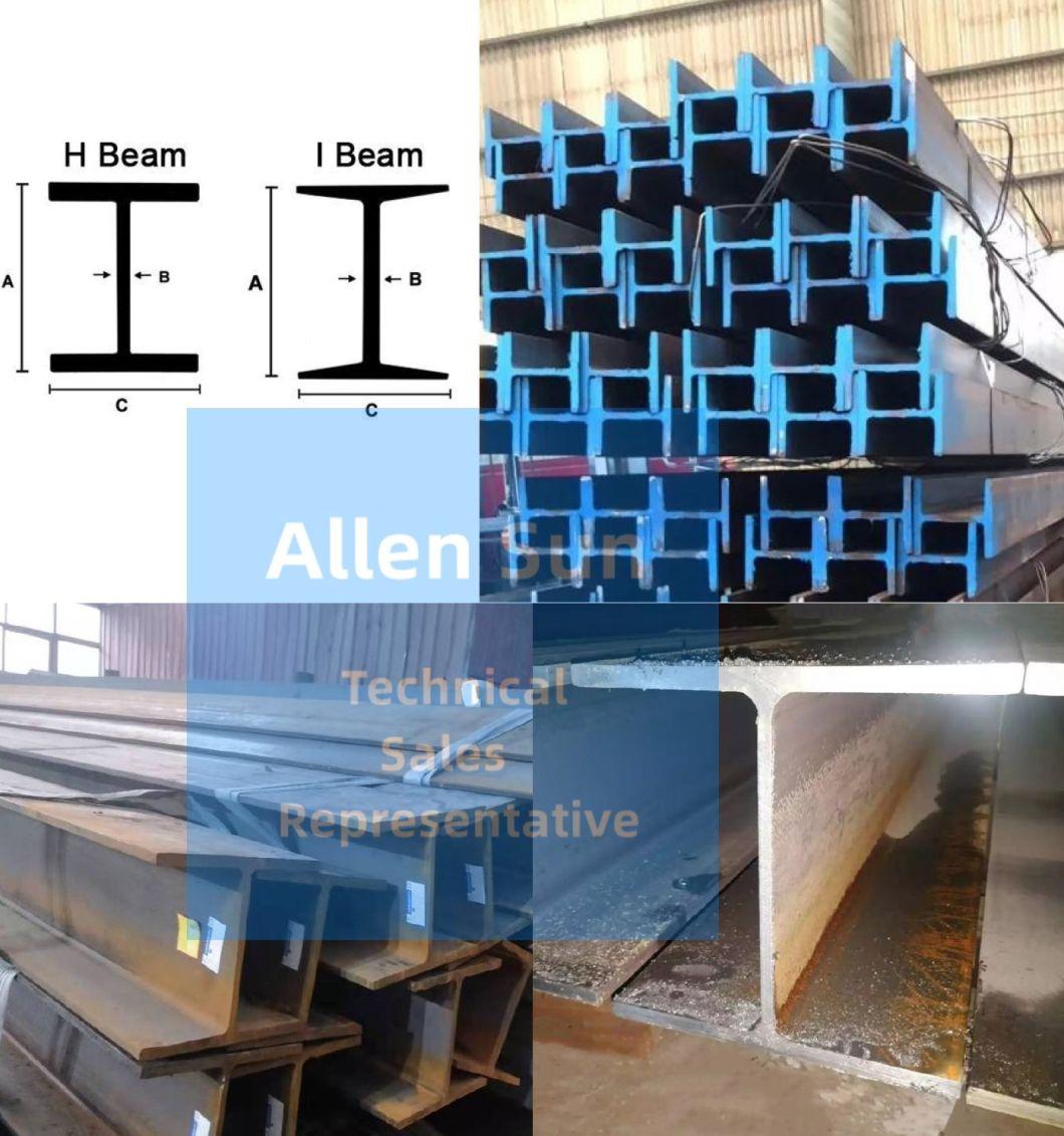 En 10025-2 Standard S235jr, S235j0, S235j2, S275jr, S275j0, S275j2, S355jr, S355j0, S355j2 H/I/W/S Beam Steel for Building Material