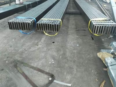 Rectangular Steel Pipe Size 200X50X8mm for Machine Industry Application