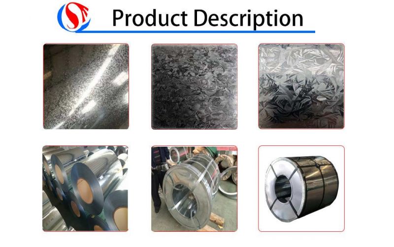 Regular Spangle Hot Dipped Zinc Coated Iron Roll/Galvanized Steel Coil Thickness: 0.125-0.8mm