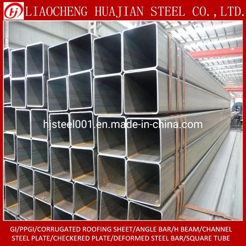 25X25mm Steel for Building Material Ms Square Steel Tube