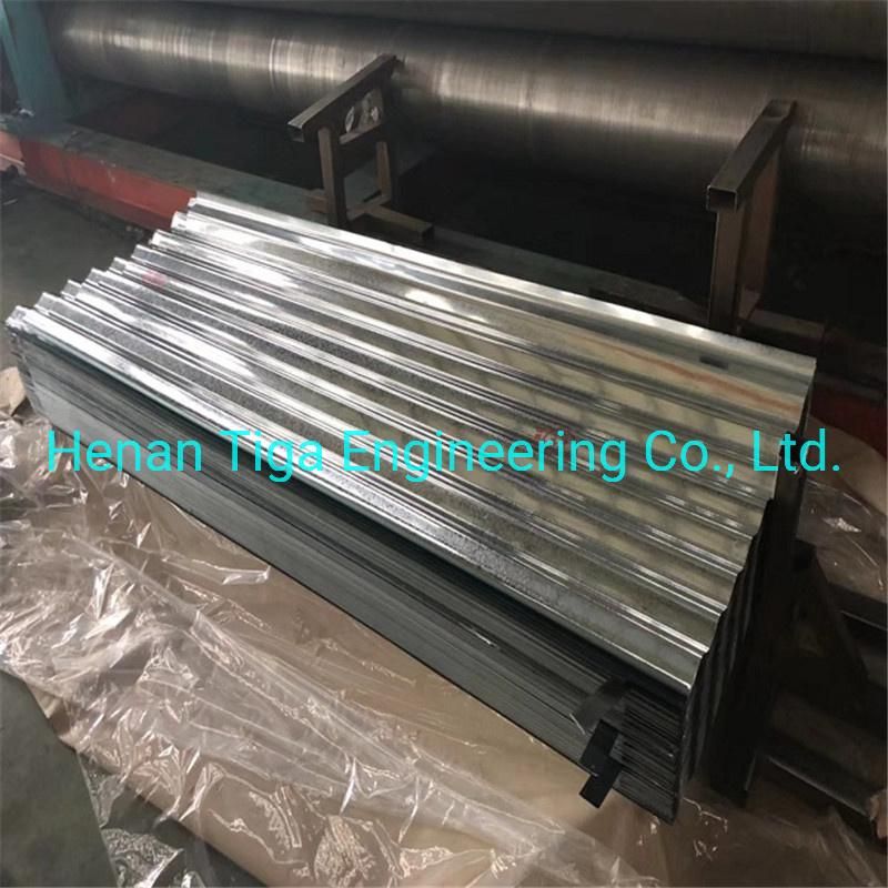 Stamp Regular Spangle 9 Waves Corrugated Galvanized Roof Tiles