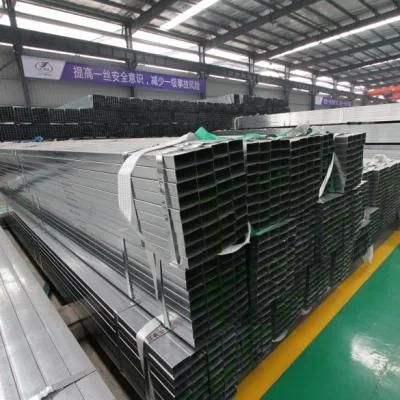 2022 Tianjin Factory Direct Sales Hollow Section Tube Weld Iron Rectangular Square Pre Galvanized Steel Pipe