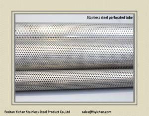 Ss409 50.8*1.6 mm Exhaust Muffler Stainless Steel Perforated Pipe