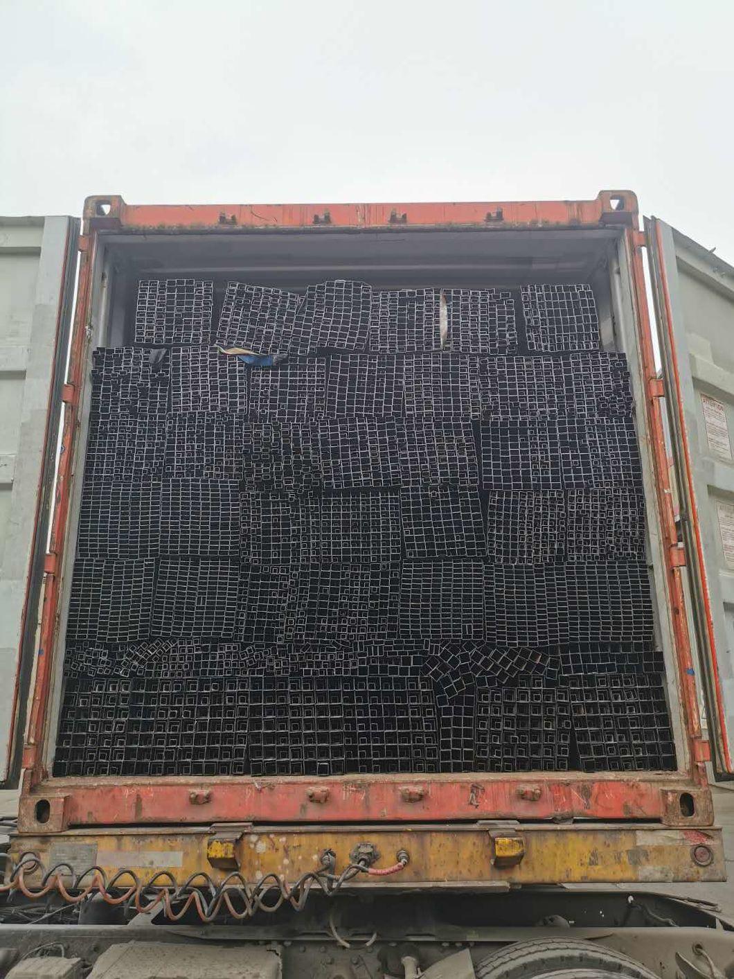 Black Steel Square Tube Thickness 0.7mm 0.8mm 5.8m Legnth