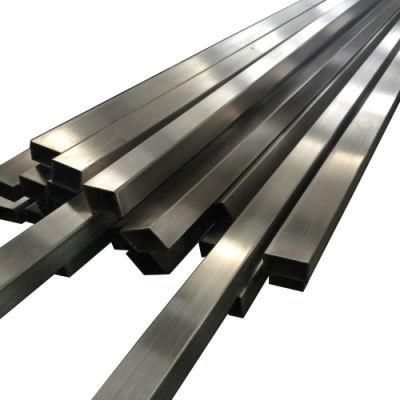 Bright Hair Line Mirror Decorate Pipe Steel Square 201 304