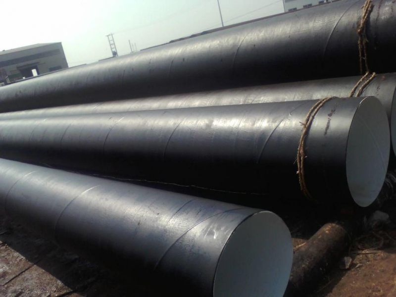 3PE Coated Anticorrosion Underground Sewerage Spiral Steel Pipe