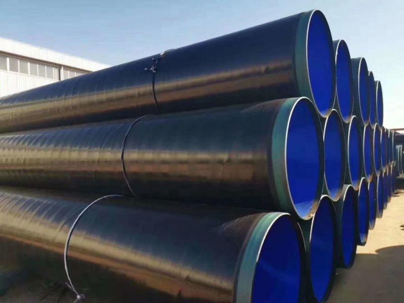Epoxy Powder Coating 3 Layer PE Casing Spiral Carbon Steel Anti-Corrosive Pipe