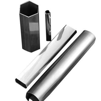 201 Material Stainless Steel Pipe 6K Surface Stainless Steel Square Pipe Factory