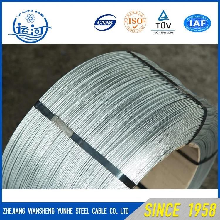 0.30mm 0.33mm 0.35mm Hot Dipped Galvanized Iron Wire Spool for Ship Cable Armouring