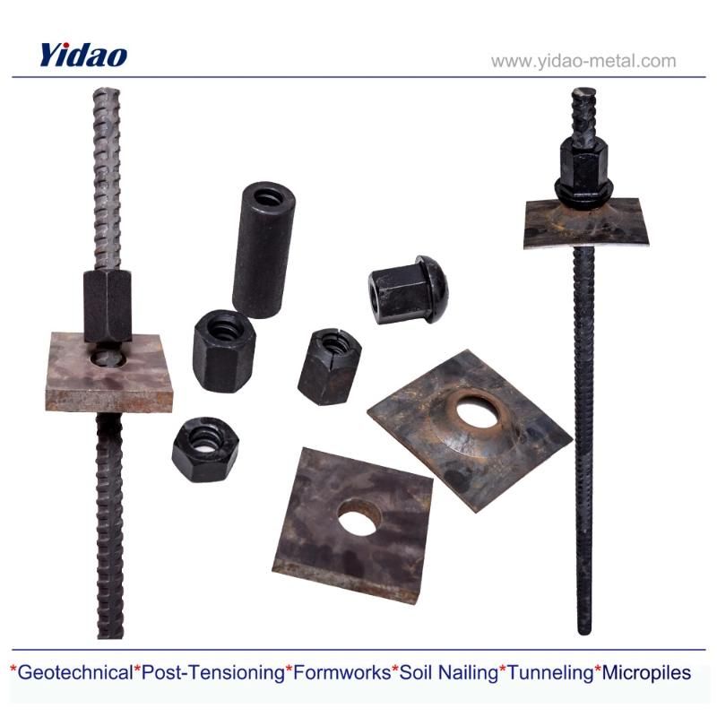 Prestressed Ground Anchors for High Tensile Threaded Steel Bar